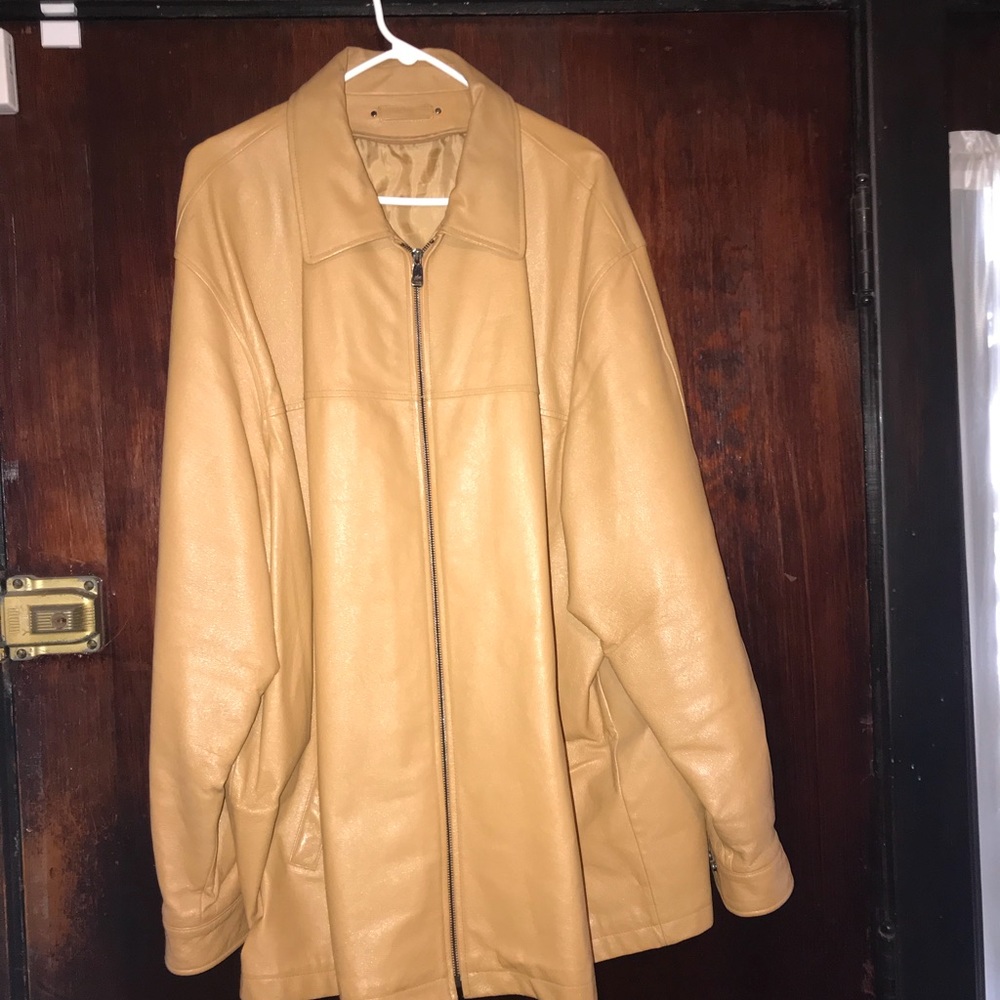 3XL Men’s Leather Coat
